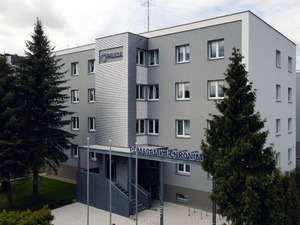 Zmodernizowany budynek Komisariatu Policji Warszawa Ursynów.