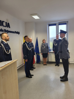 Uroczyste przekazanie obowiązków Komendanta Rejonowego Policji Warszawa II