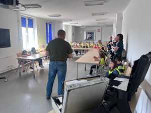 Z przedszkola do komendy – mali odkrywcy pracy policji
