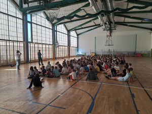 Policyjna prelekcja w szkole