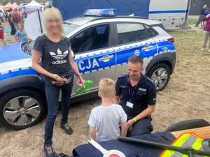 Policjanci wzięli udział w pikniku ,,Mokotowskie Pożegnanie lata”