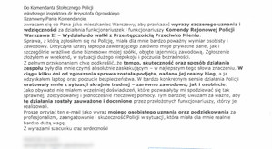 ,,Odzyskałem laptop i poczucie bezpieczeństwa…” – podziękowania dla policjantów