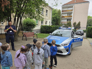 Dzieci z mokotowskiego przedszkola poznały pracę policjantów