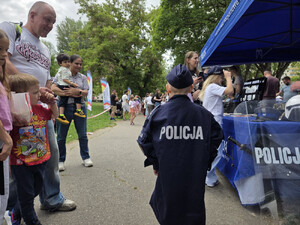 Mokotowscy policjanci na pikniku z okazji Dnia Dziecka