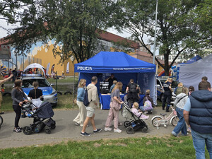 Mokotowscy policjanci na pikniku z okazji Dnia Dziecka
