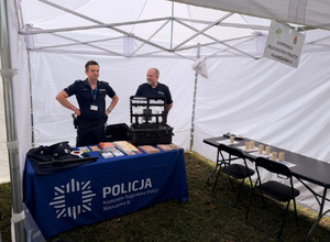 Policjanci podczas pikników rodzinnych