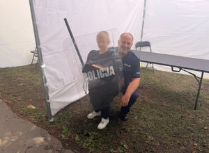 Policjanci podczas pikników rodzinnych
