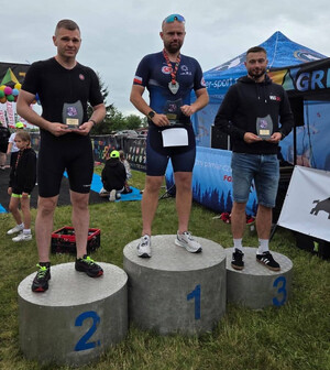 Dzielnicowy z Ursynowa wśród najlepszych triathlonistów w polskiej Policji
