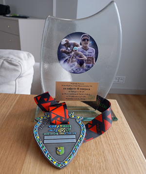 Dzielnicowy z Ursynowa wśród najlepszych triathlonistów w polskiej Policji