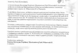 Treść podziękowań