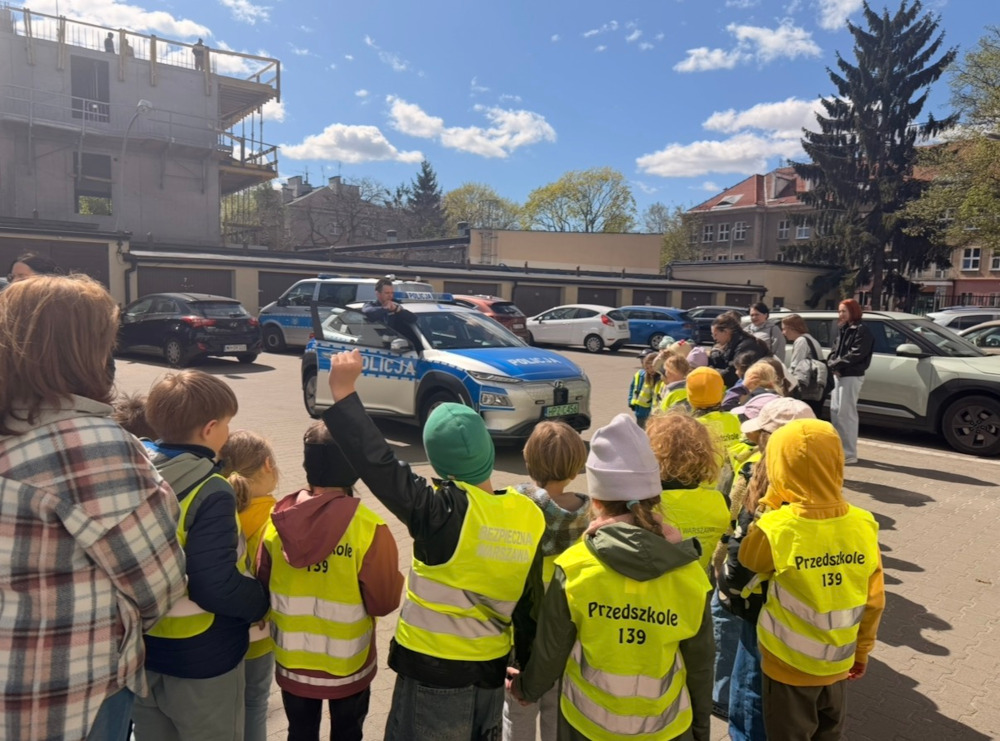 Przedszkolaki odwiedziły mokotowską policję
