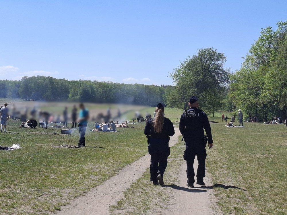 Działania prewencyjne w Lesie Kabackim na rzecz bezpieczeństwa